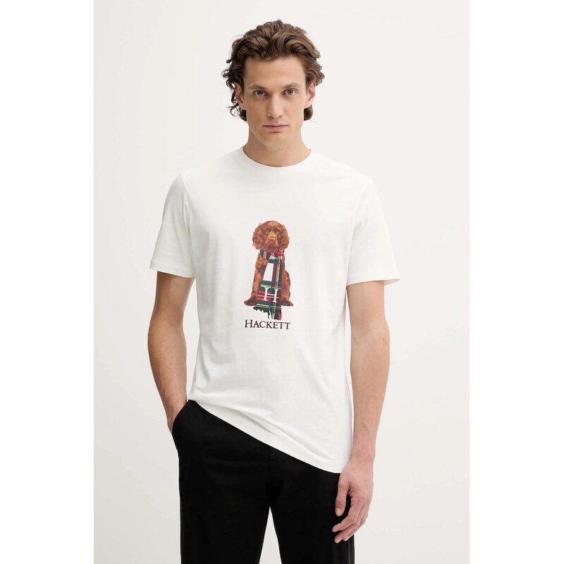 Bavlnené tričko Hackett London 65306051