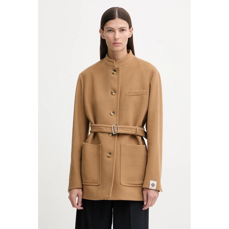 Kabát s prímesou vlny Bally 66276679