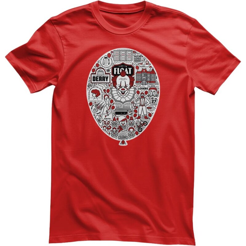 Hybris Stephen Kings IT - Pennywise Balloon Icons (tričko) 66303248