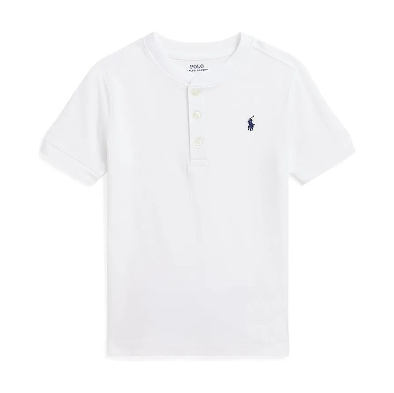 Detská bavlnená polokošeľa Polo Ralph Lauren 66303361