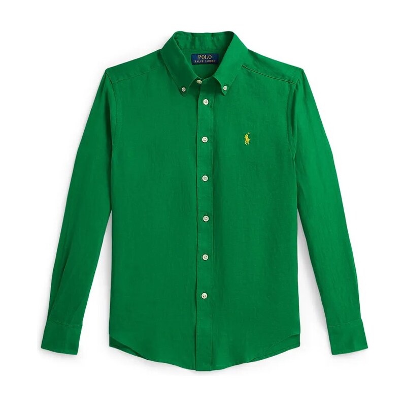 Detská ľanová košeľa Polo Ralph Lauren 66303364