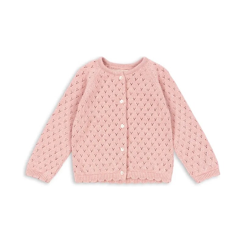 Detský bavlnený kardigan Konges Sløjd HANNAH CARDIGAN 66303375