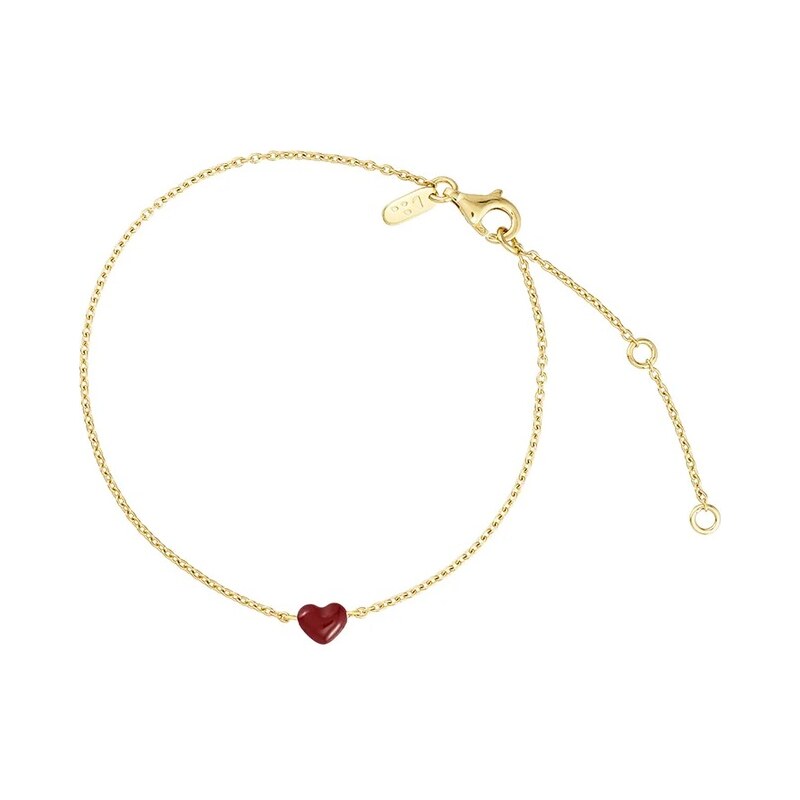 Strieborný pozlátený náramok Design Letters 66303396