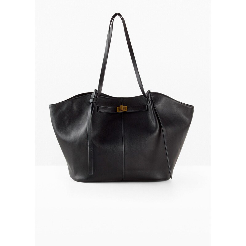bonprix Taška Shopper, farba čierna 66304379