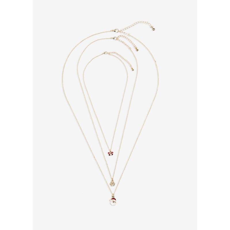 bonprix Sada retiazok (3-dielna), farba zlatá 66304385