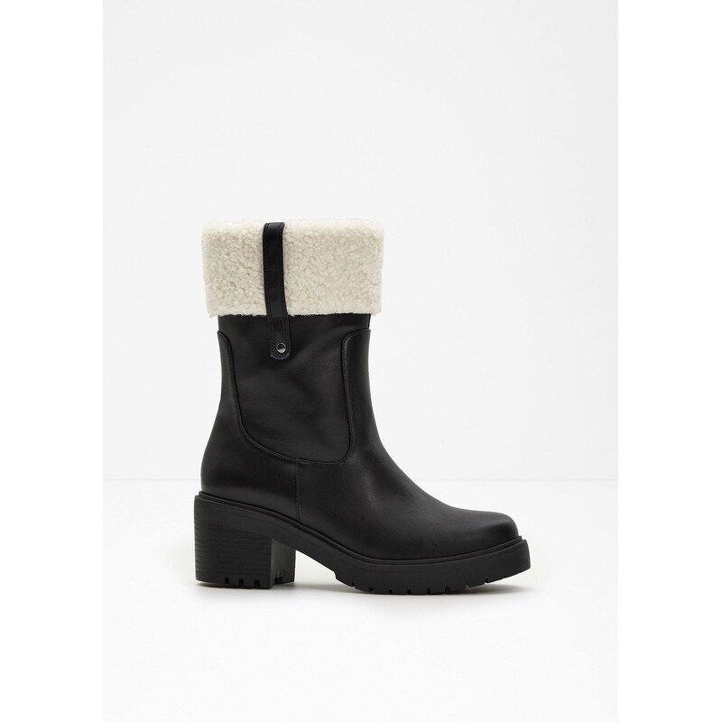 bonprix Čižmy, farba čierna 66304386