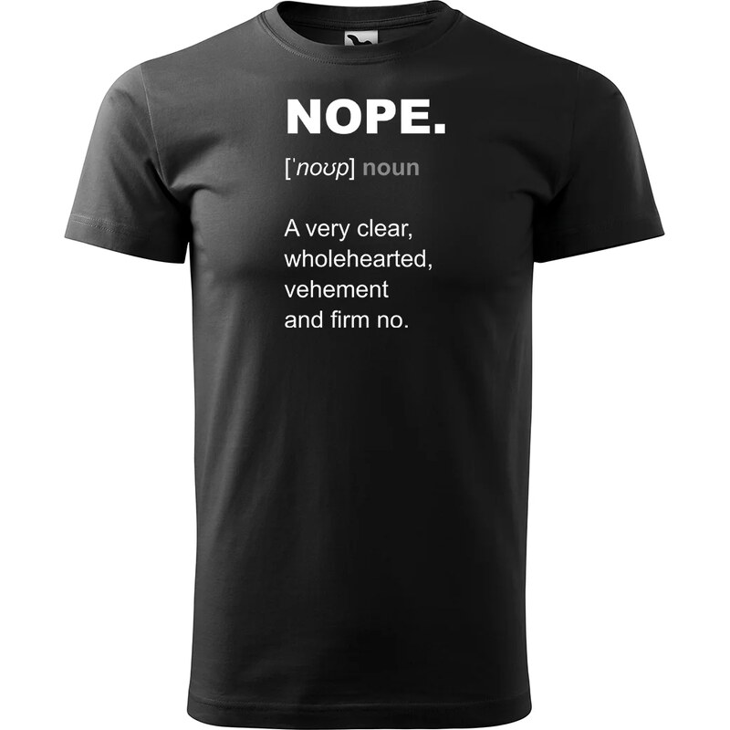 Sablio Tričko s potlačou NOPE 65109440