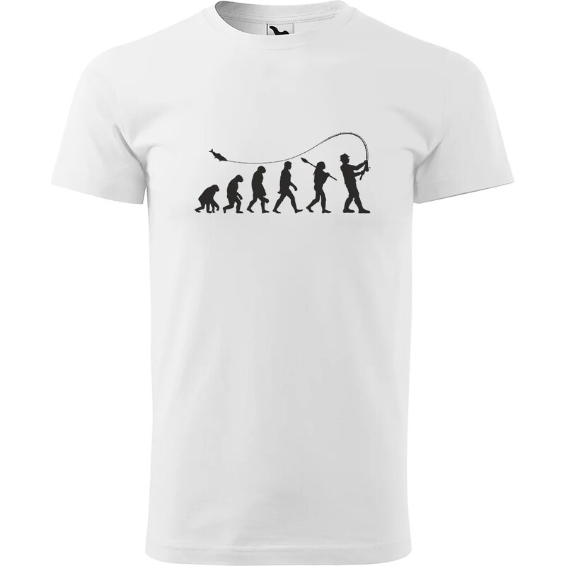 Sablio Tričko s potlačou Evolúcia rybárov 65109455
