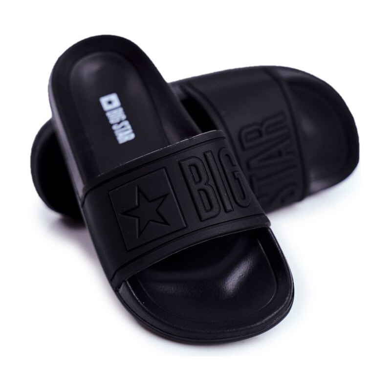 Big Star Shoes Klapki Dziecięce Big Star Czarne DD374157 66657824