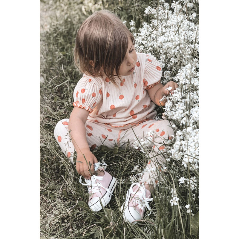 Boto Dziecięce Brokatowe Trampki Różowe Bling-Bling 66657974