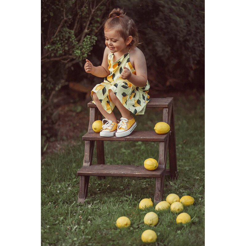 Boto Dziecięce Trampki Klasyczne Żółte Filemon 67260434