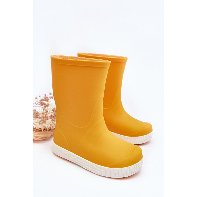 Boto Dziecięce Kalosze Wave Gokids 979 Żółte 66659498