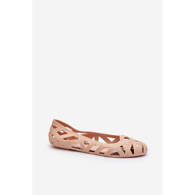 Boto Damskie Gumowe Baleriny Nude Salam 67260472