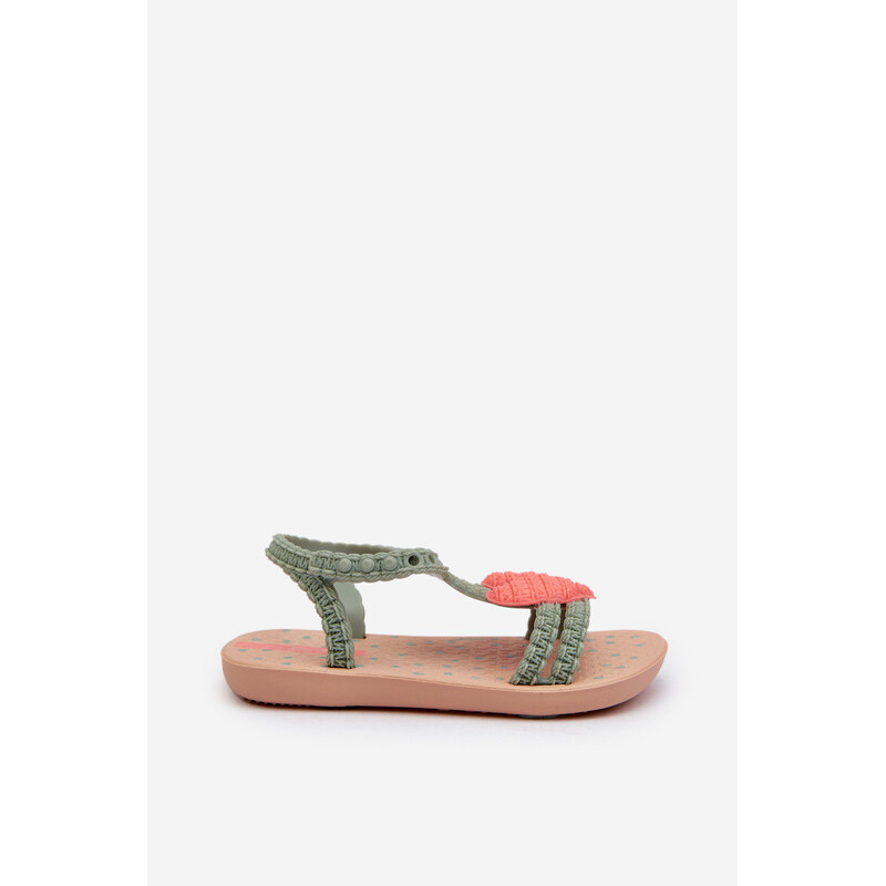 Sandałki Dziecięce Z Sercem 81997 Ipanema My First Baby Zielone 66660205