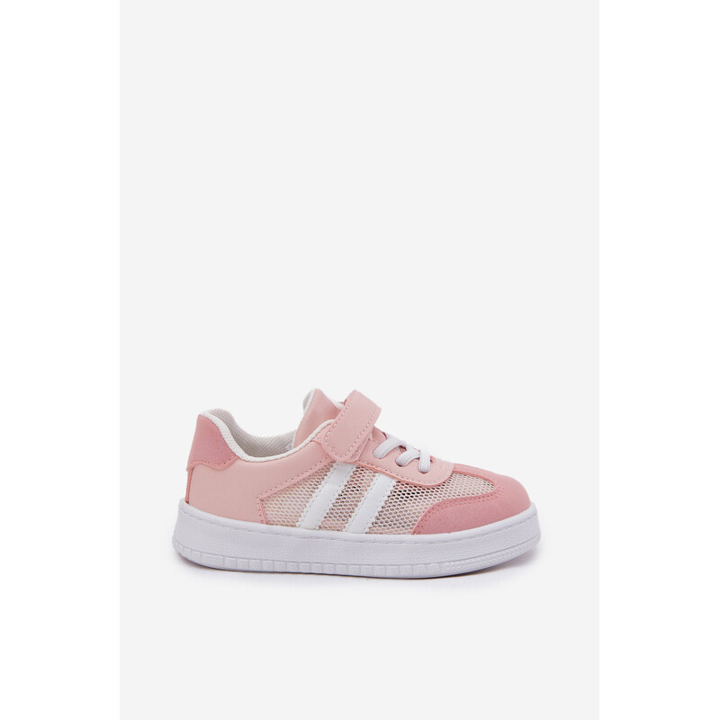 Boto Sneakersy Dziecięce Na Rzep Różowe Sepovia 66662434