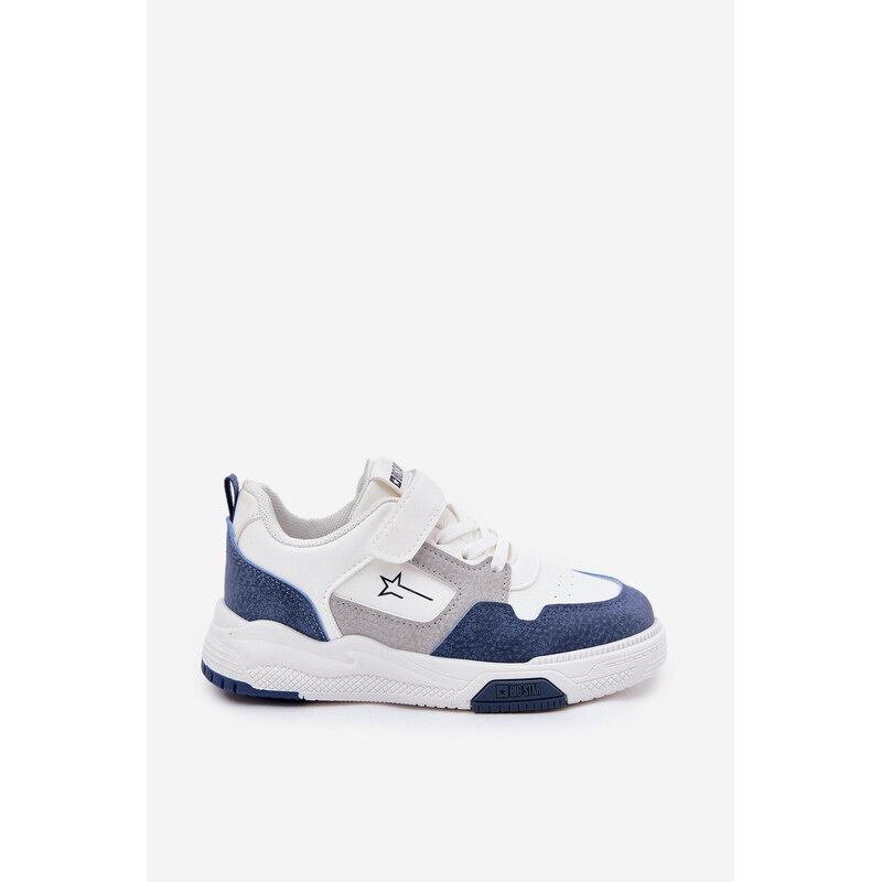 Big Star Shoes Lekkie Sneakersy Dziecięce Big Star RR374053 Biało 66662653