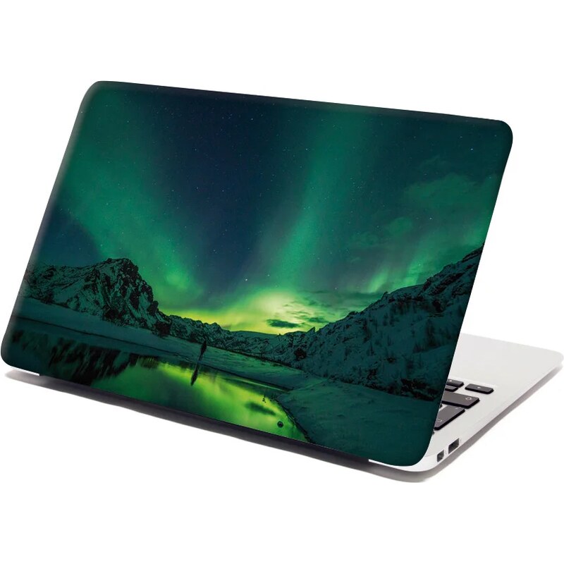 Sablio Samolepka na notebook Zelená žiara 65098773