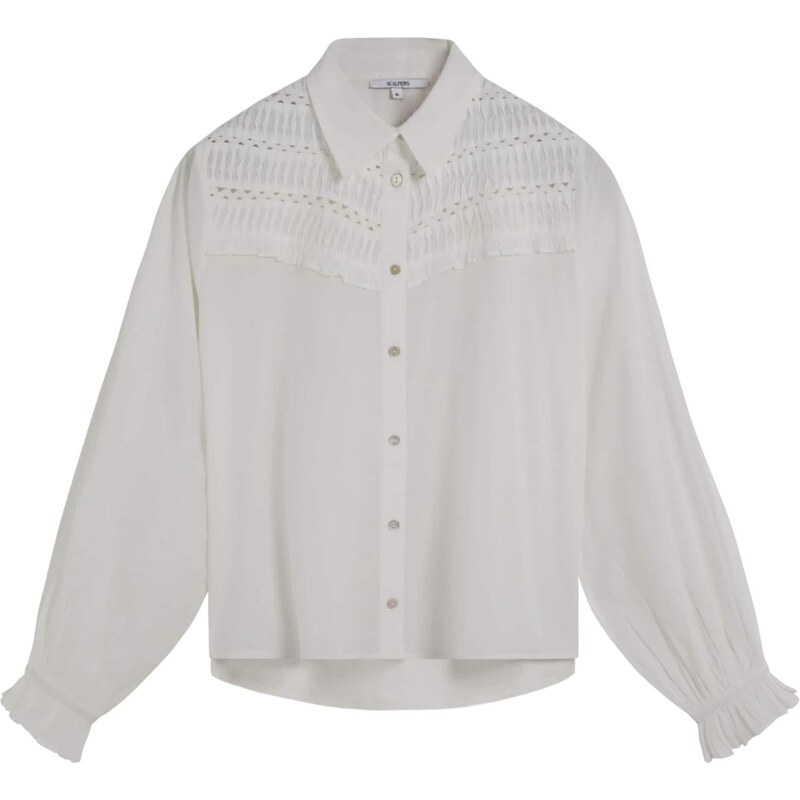 Scalpers Tričko biela / šedobiela 66308120