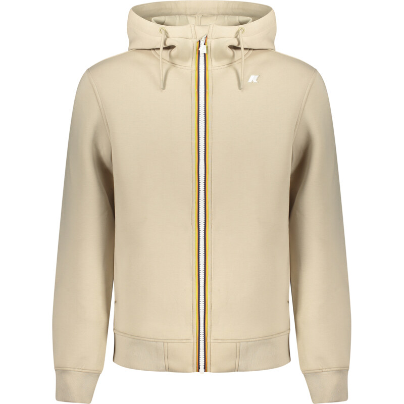 K-Way Béžová pánska mikina s kapucňou 66470519