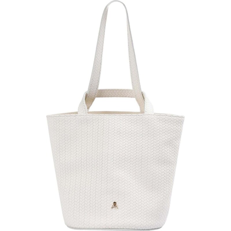 Scalpers Kabelka na rameno šedobiela 66308148