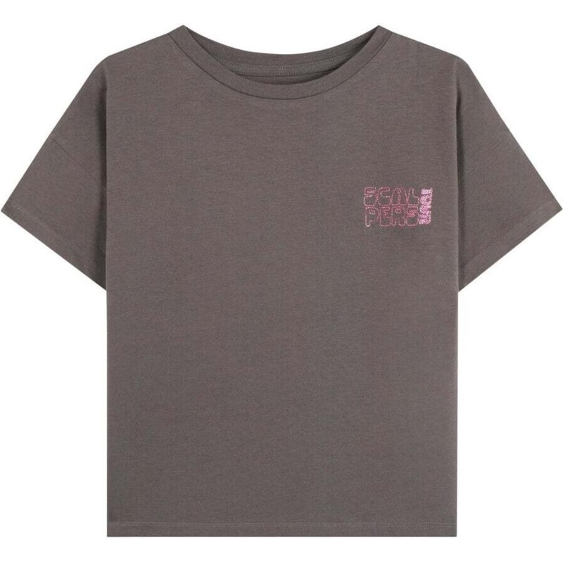 Scalpers Tričko Concert tyrkysová / tmavošedá / ružová / biela 66308154