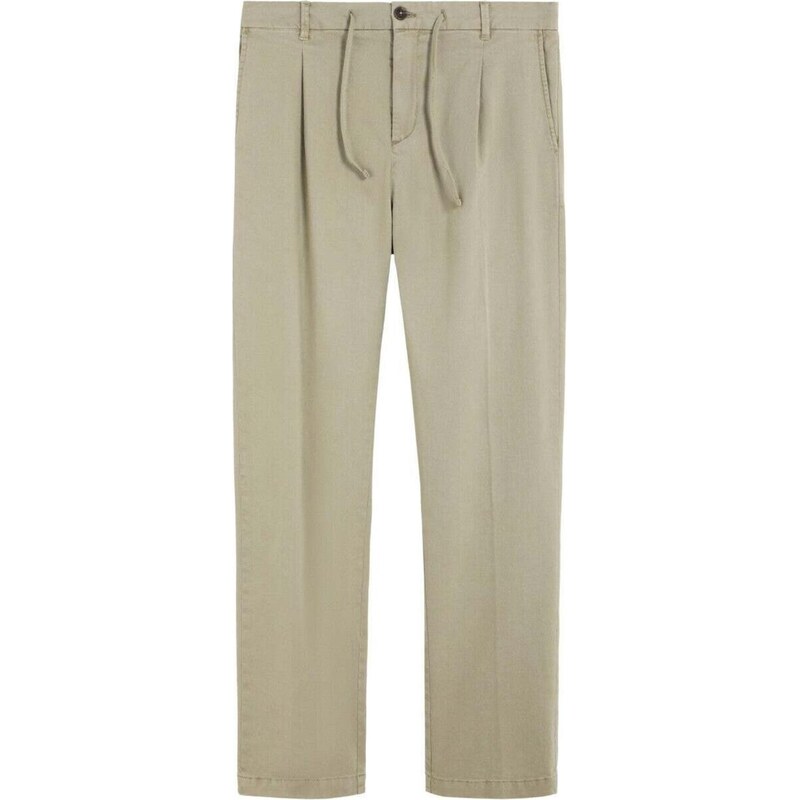 Scalpers Plisované nohavice tmelová 66308156