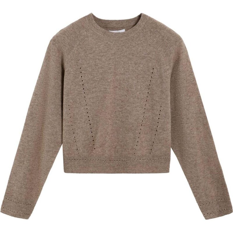 Scalpers Sveter Scmer R hnedá melírovaná 66308199