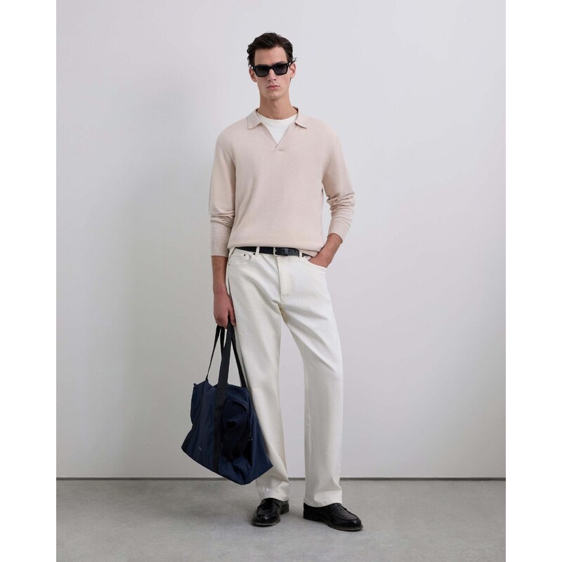 Scalpers Sveter New Moller krémová 66330457