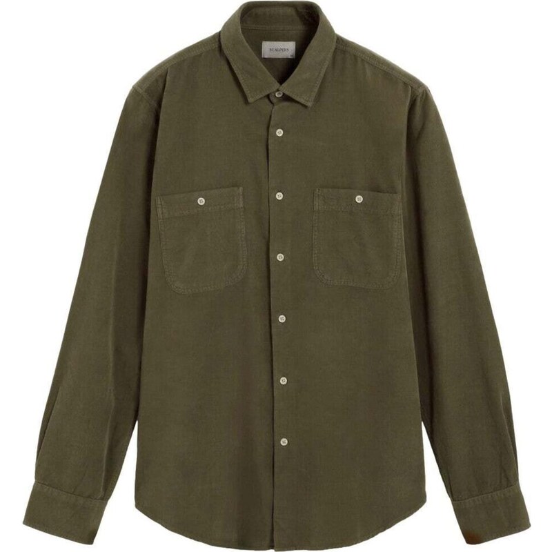 Scalpers Košeľa Saint tmavozelená 66308267