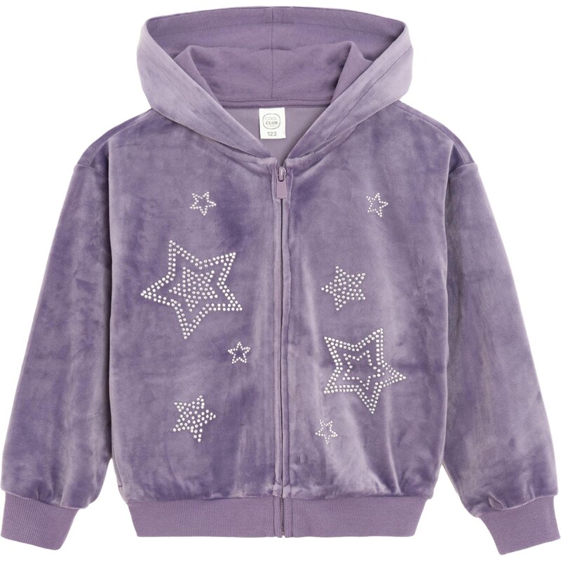 Cool Club Tepláková bunda fialová 66308425