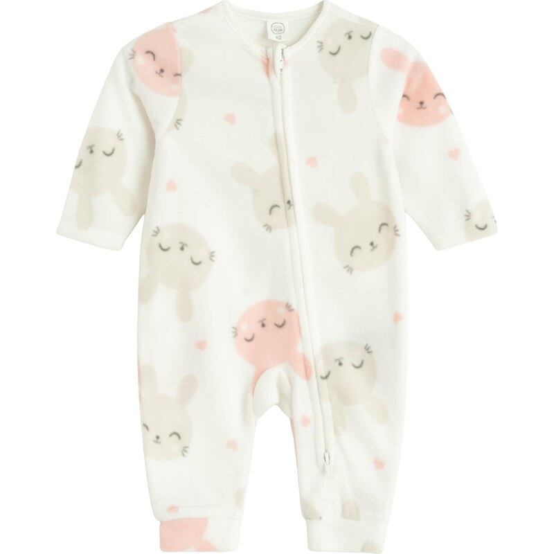 Cool Club Overal svetlobéžová / staroružová / biela 66308440