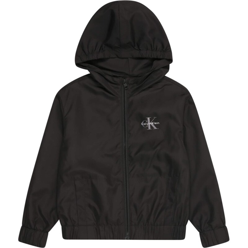 Calvin Klein Jeans Prechodná bunda ESSENTIAL svetlosivá / čierna / 66308561