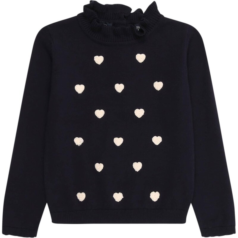 BLUE SEVEN Sveter tmavomodrá / svetloružová 66308571