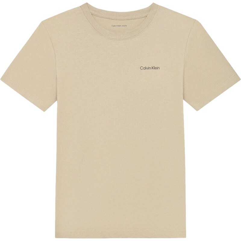 Calvin Klein Jeans Tričko béžová / čierna 66308617