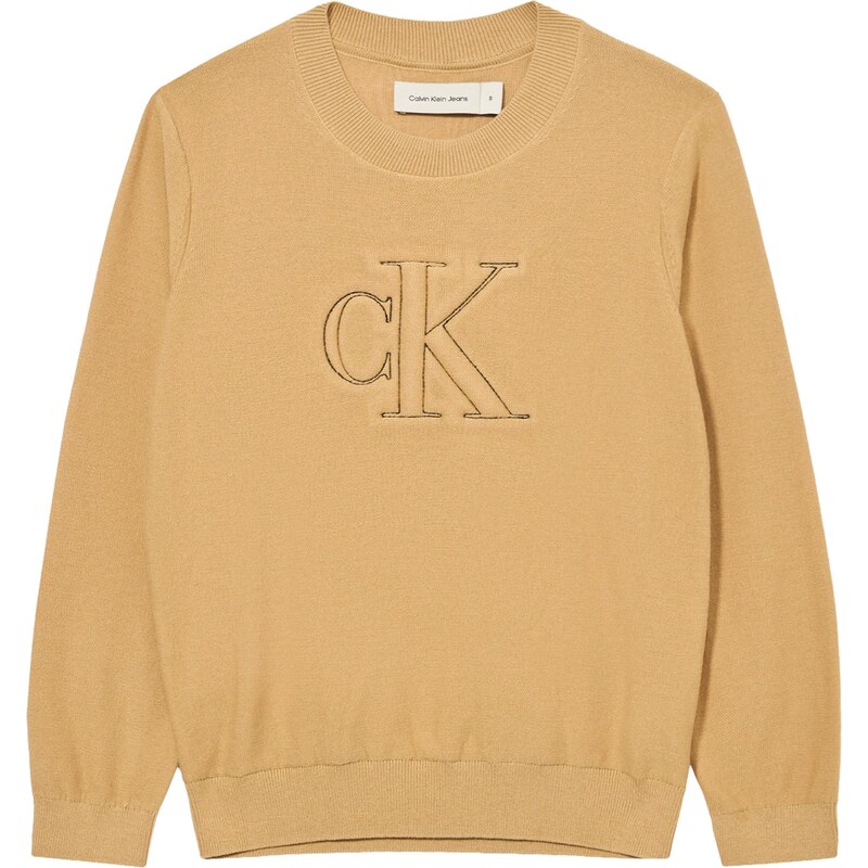 Calvin Klein Jeans Sveter piesková / čierna 66308645