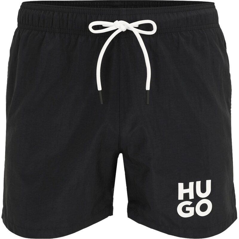 HUGO Plavecké šortky PAOLO čierna / biela 66308739