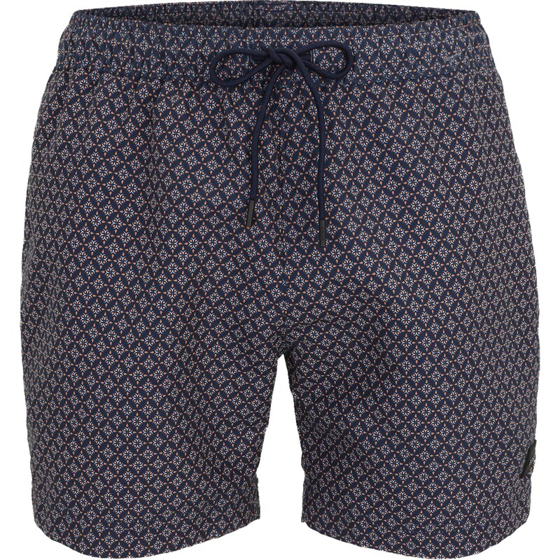 BOSS Plavecké šortky Vibe námornícka modrá / svetlomodrá / oranžová 66308754