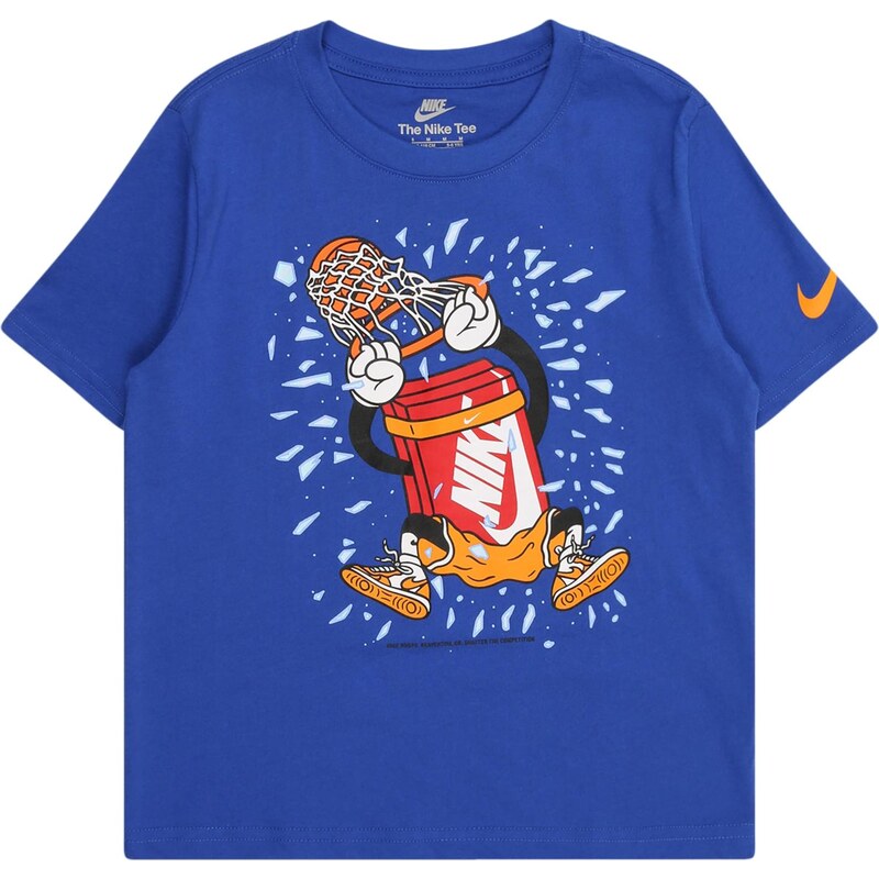 Nike Sportswear Tričko DUNK modrá / oranžová / červená / biela 66308758
