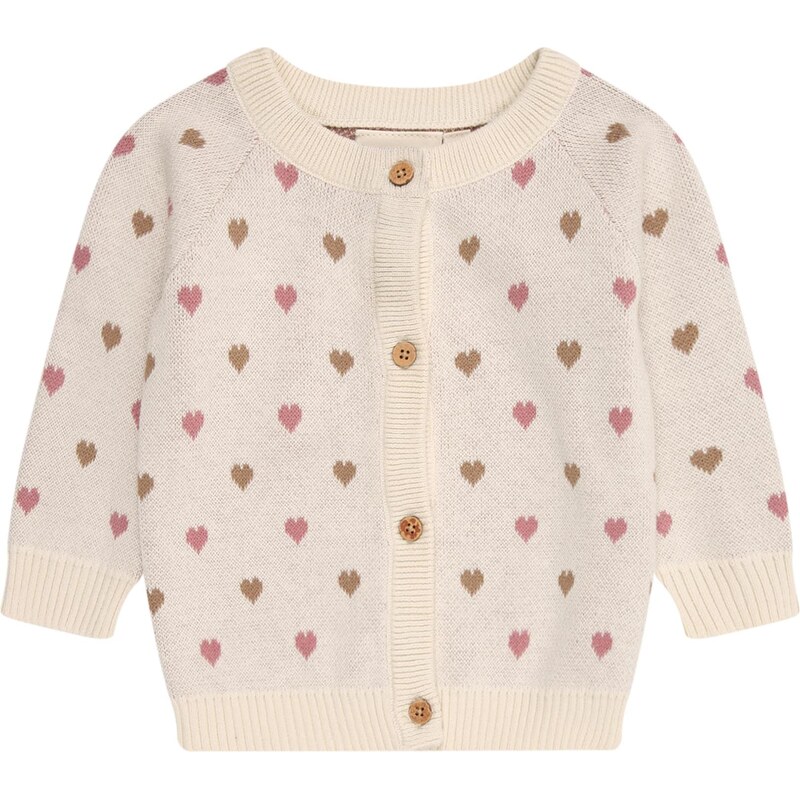 NAME IT Kardigán NBFSaran hnedá / sivobéžová / purpurová 66308768