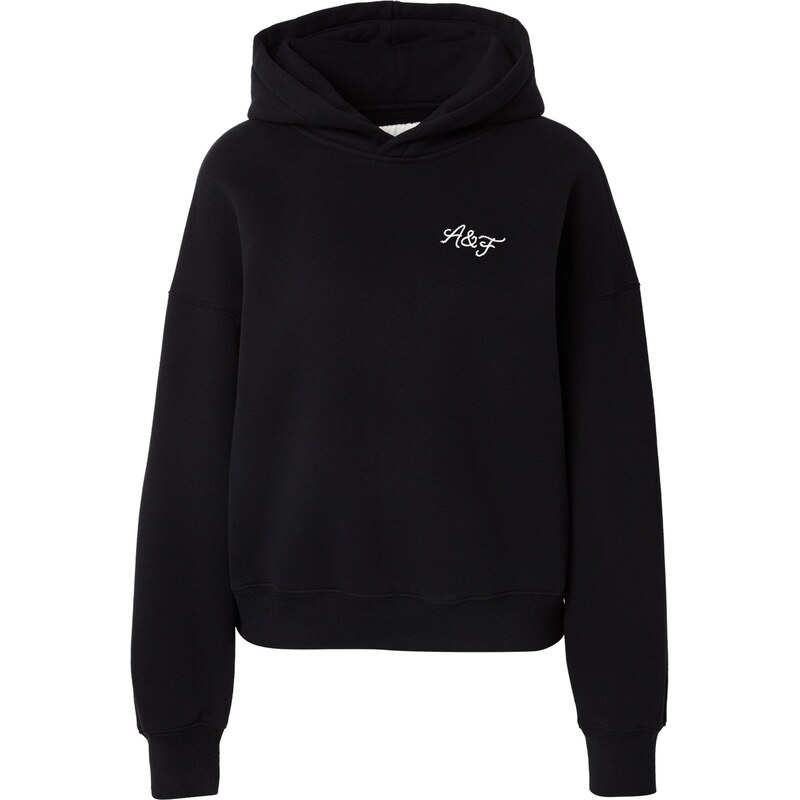 Abercrombie & Fitch Mikina SUNDAY čierna / biela 66308787