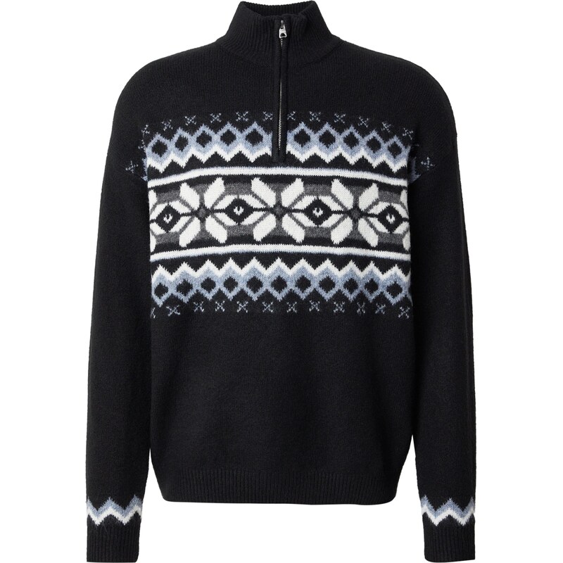 Only & Sons Sveter ONSCONRAD opálová / sivá / čierna / biela 66308839