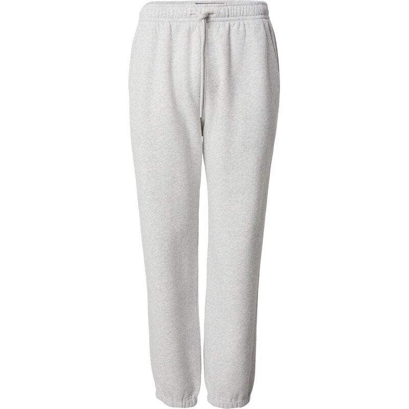 Abercrombie & Fitch Nohavice ESSENTIAL sivá melírovaná 66308889