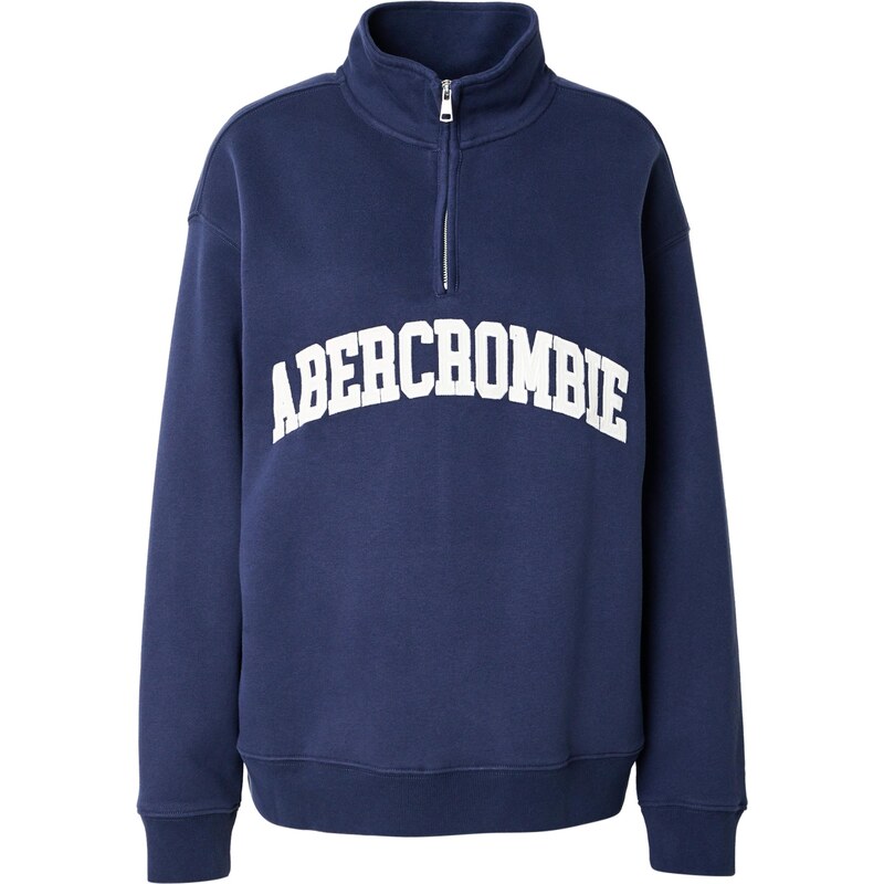 Abercrombie & Fitch Mikina svetlobéžová / námornícka modrá / biela 66308893