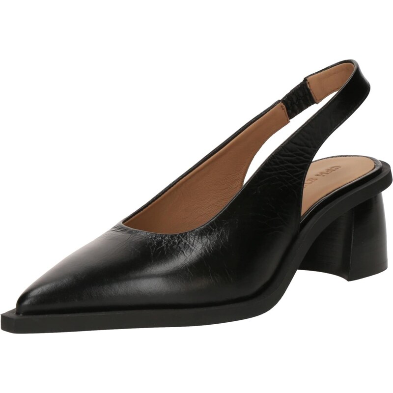 Copenhagen Studios Lodičky s otvorenou pätou 431 čierna 66308941