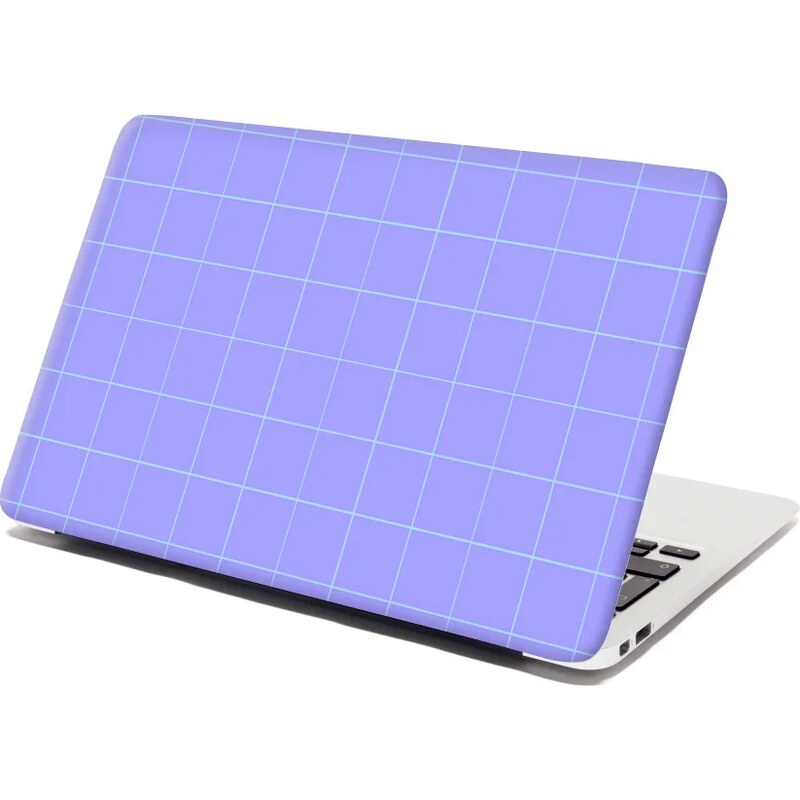 Sablio Samolepka na notebook Štvorcový vzor fialovej 65100053