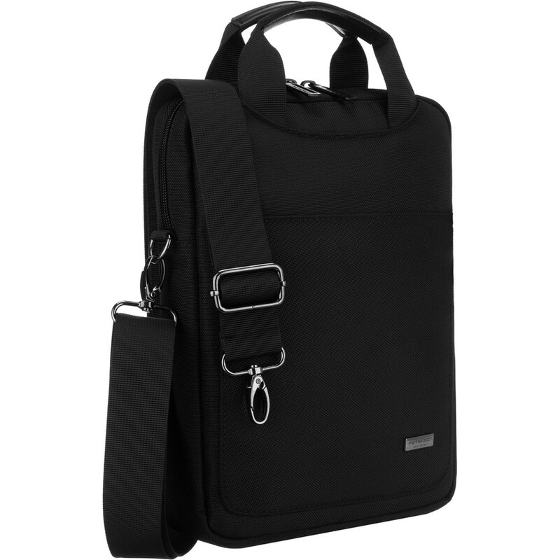 Peterson Malá čierna pánska crossbody taška z cordury so zipsovým 66306805