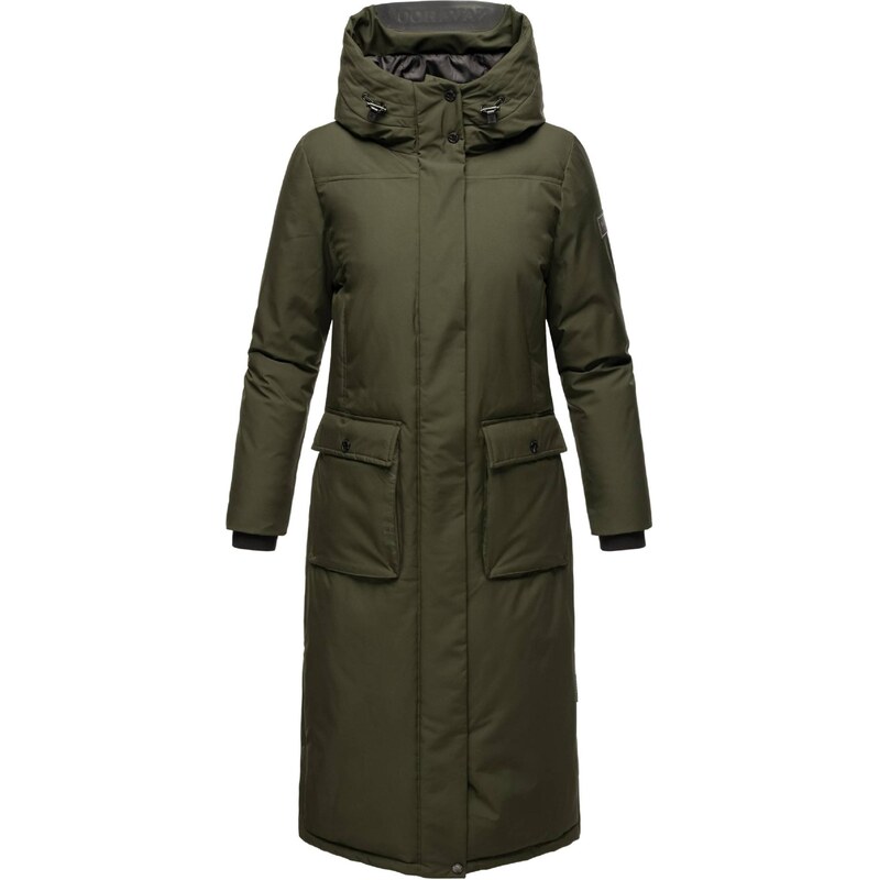 NAVAHOO Zimný kabát Wolkenfrost XIV tmavozelená 66330162