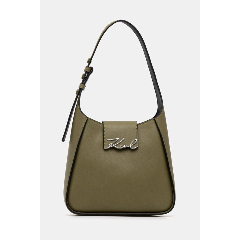 Kožená kabelka Karl Lagerfeld K/SIGNATURE 66310527