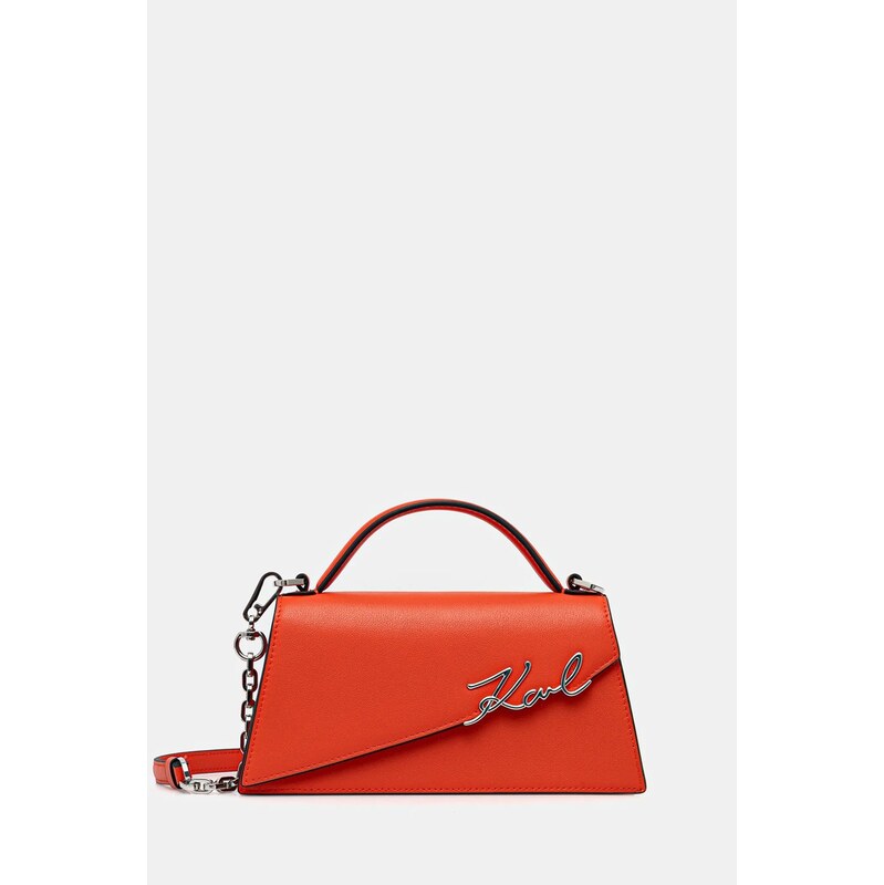 Kožená kabelka Karl Lagerfeld K/SIGNATURE 66310528