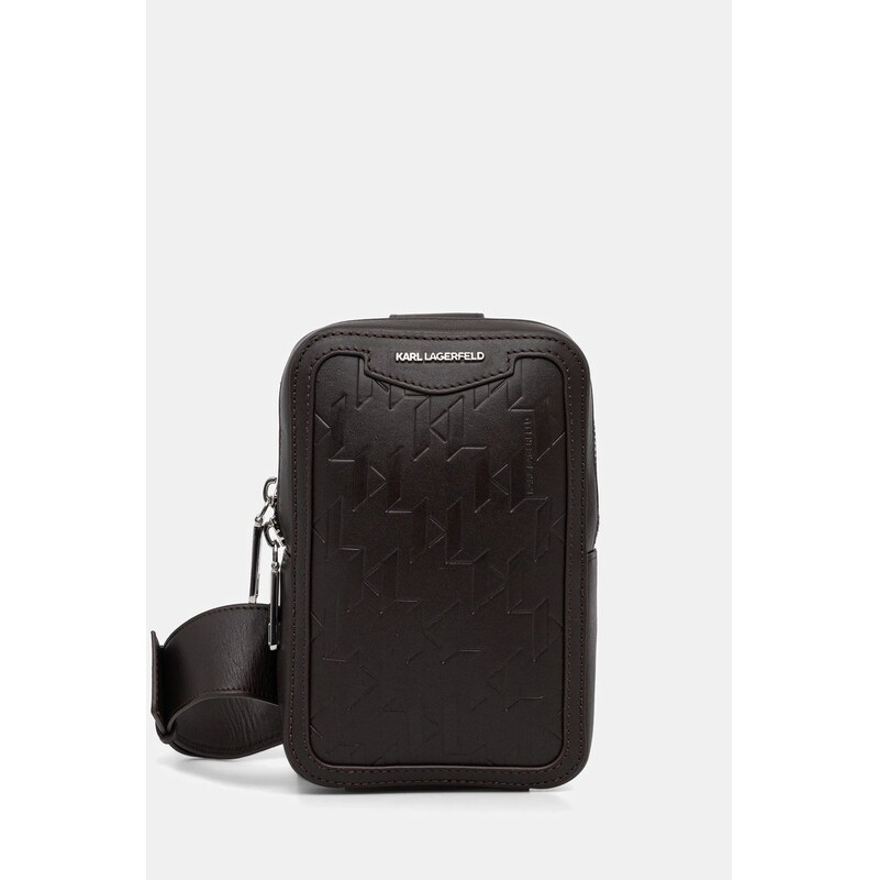 Kožená taška Karl Lagerfeld K/LOOM 66323032